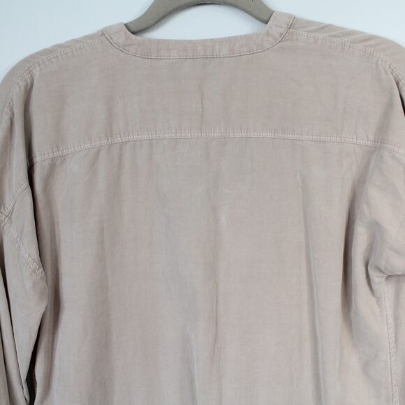 James Perse Ultra Fine Corduroy Jumper Jumpsuit Beige Neutral Nude - Picture 11 of 16